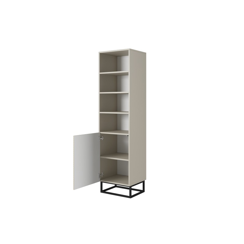 Regał Asha 50 cm na metalowych nogach - kaszmir Regał Asha 50 cm na metalowych nogach - kaszmir