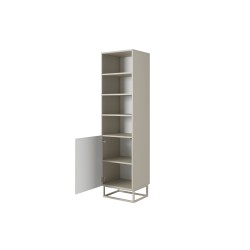 Regał Asha 50 cm na metalowych nogach - kaszmir / nogi kaszmir Regał Asha 50 cm na metalowych nogach - kaszmir / nogi kaszmir