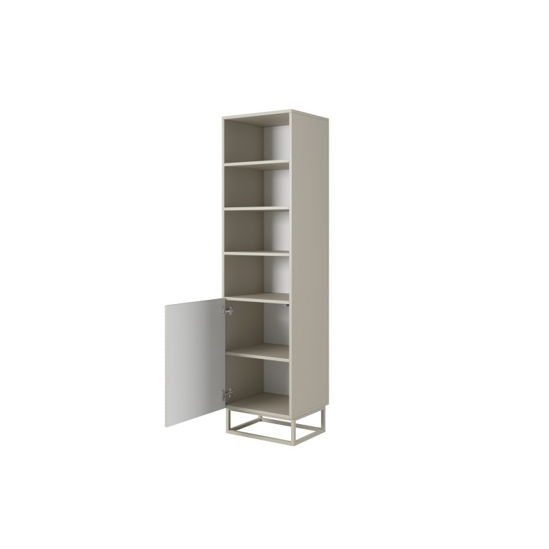 Regał Asha 50 cm na metalowych nogach - kaszmir / nogi kaszmir Regał Asha 50 cm na metalowych nogach - kaszmir / nogi kaszmir