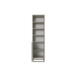 Regał Asha 50 cm na metalowych nogach - kaszmir / nogi kaszmir Regał Asha 50 cm na metalowych nogach - kaszmir / nogi kaszmir