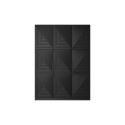 Szafa Asha 150 cm - czarny mat, metalowe uchwyty Szafa Asha 150 cm - czarny mat, metalowe uchwyty