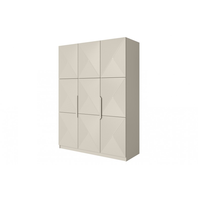 Szafa Asha 150 cm z metalowymi uchwytami - kaszmir Szafa Asha 150 cm z metalowymi uchwytami - kaszmir
