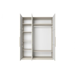 Szafa Asha 150 cm z metalowymi uchwytami - kaszmir Szafa Asha 150 cm z metalowymi uchwytami - kaszmir