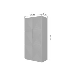 Szafa Asha 100 cm - elegancja i funkcjonalność Szafa Asha 100 cm - elegancja i funkcjonalność