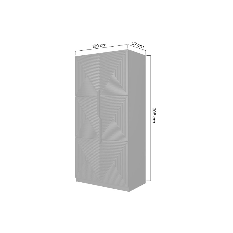 Szafa Asha 100 cm - elegancja i funkcjonalność Szafa Asha 100 cm - elegancja i funkcjonalność