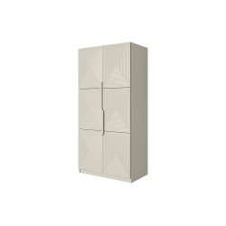 Szafa Asha 100 cm z ryflowanym frontem - elegancja i