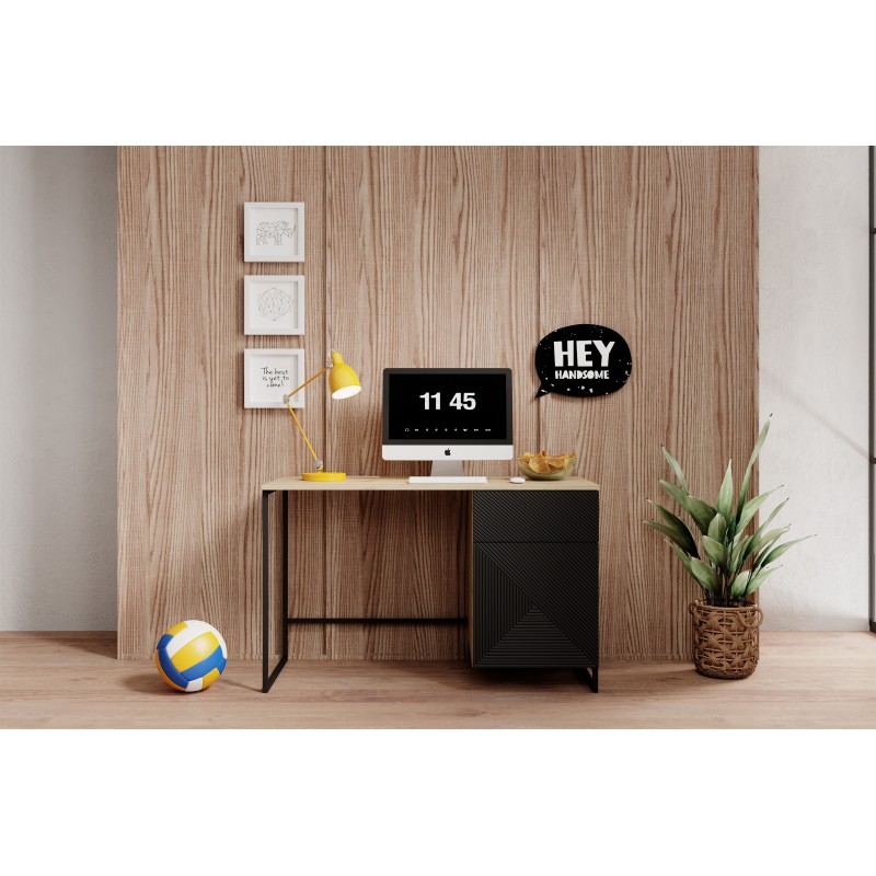Biurko Asha 120 cm z szufladą - nowoczesny design Biurko Asha 120 cm z szufladą - nowoczesny design