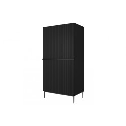 Szafa Nicole 100 cm - czarny mat, nowoczesny design