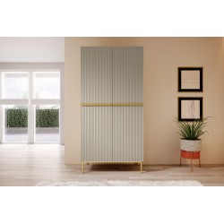 Szafa Nicole 100 cm - kaszmir, złote nóżki Szafa Nicole 100 cm - kaszmir, złote nóżki