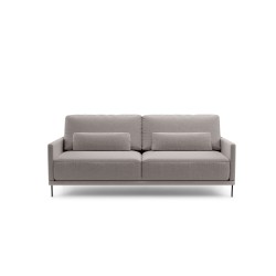 Kanapa z funkcją spania Meloria - beżowa tkanina łatwoczyszcząca Maya 01