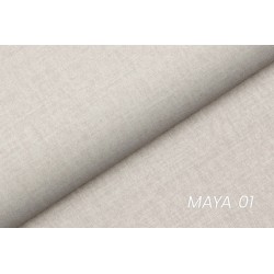 Kanapa z funkcją spania Meloria - beżowa tkanina łatwoczyszcząca Maya 01
