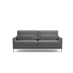 Kanapa z funkcją spania Meloria - szara tkanina Uni 8008