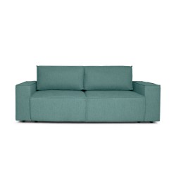 Kanapa z funkcją spania Flabio - zielona plecionka Gemma 75