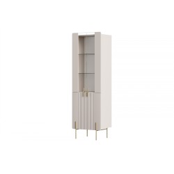 Witryna Malmi 60 cm - kaszmir / złote nóżki