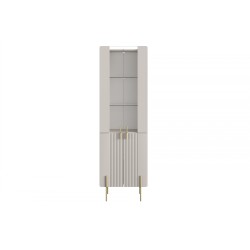 Witryna Malmi 60 cm - kaszmir / złote nóżki Witryna Malmi 60 cm - kaszmir / złote nóżki