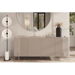 Komoda Malmi 200 cm - kaszmir / crema bianca / złote nóżki Komoda Malmi 200 cm - kaszmir / crema bianca / złote nóżki