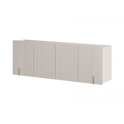 Komoda Malmi 200 cm wisząca - kaszmir, crema bianca, złoty