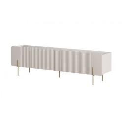 Szafka RTV Malmi 200 cm - kaszmir i crema bianca