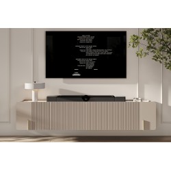 Szafka RTV Malmi 200 cm - kaszmir, crema bianca, złoty Szafka RTV Malmi 200 cm - kaszmir, crema bianca, złoty