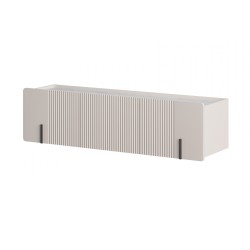 Szafka RTV Malmi 150 cm wisząca - kaszmir / crema bianca