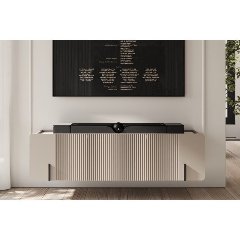 Szafka RTV Malmi 150 cm wisząca - kaszmir / crema bianca