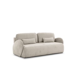 Kanapa z funkcją spania Dinel - beżowy szenil Perfect Harmony 07