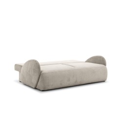 Kanapa z funkcją spania Dinel - beżowy szenil