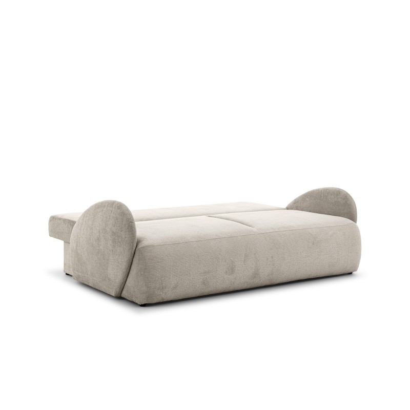 Kanapa z funkcją spania Dinel - beżowy szenil