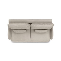 Kanapa z funkcją spania Dinel - beżowy szenil