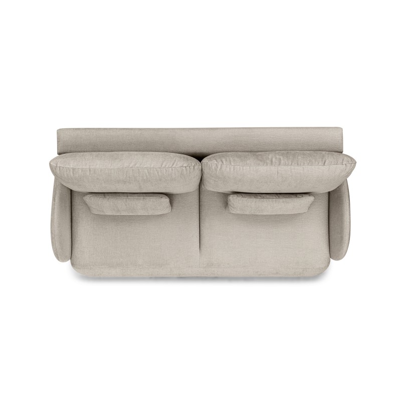 Kanapa z funkcją spania Dinel - beżowy szenil