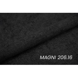 Kanapa z funkcją spania Naolia - czarna plecionka Magni 206.16 / złote nóżki