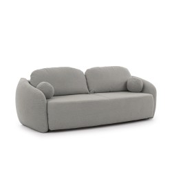 Kanapa Latina z funkcją spania - szara boucle Lambi 11