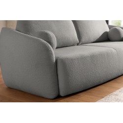 Kanapa Latina z funkcją spania - szara boucle Lambi 11