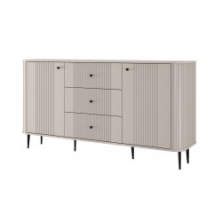Komoda Vesper 160 cm - kaszmir / czarne nogi