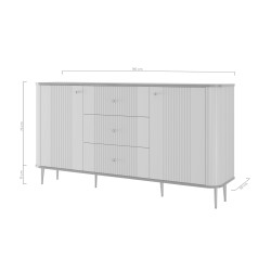 Komoda z szufladami Vesper 160 cm - elegancja i Komoda z szufladami Vesper 160 cm - elegancja i