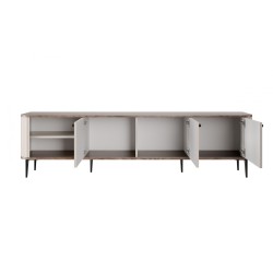 Szafka RTV Vesper 3D - elegancja i funkcjonalność Szafka RTV Vesper 3D - elegancja i funkcjonalność