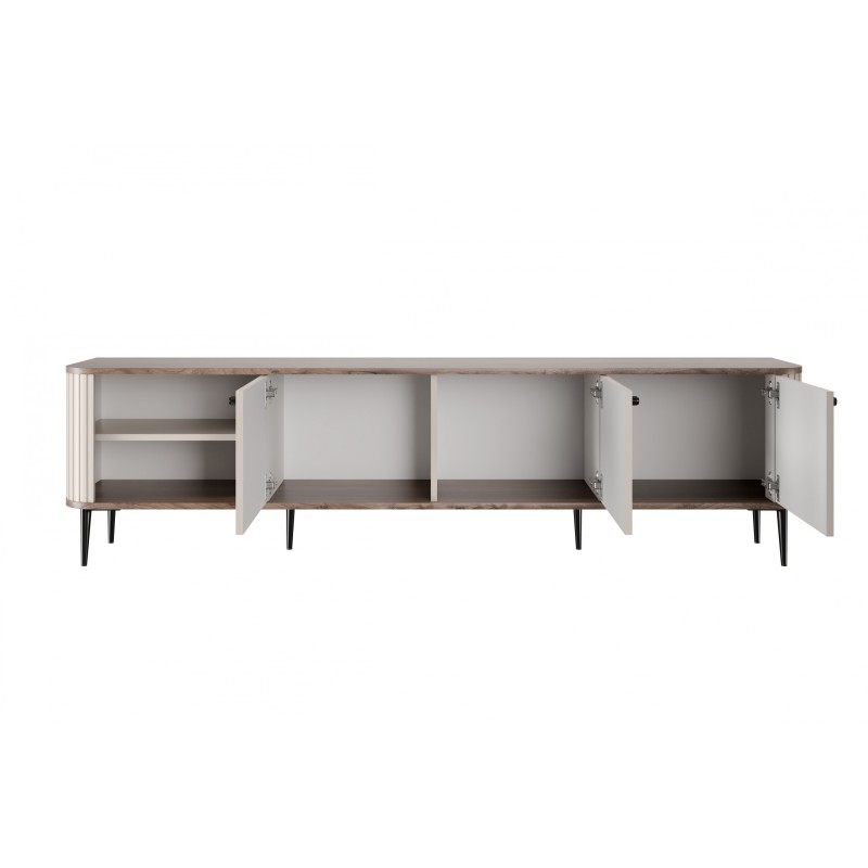 Szafka RTV Vesper 3D - elegancja i funkcjonalność Szafka RTV Vesper 3D - elegancja i funkcjonalność