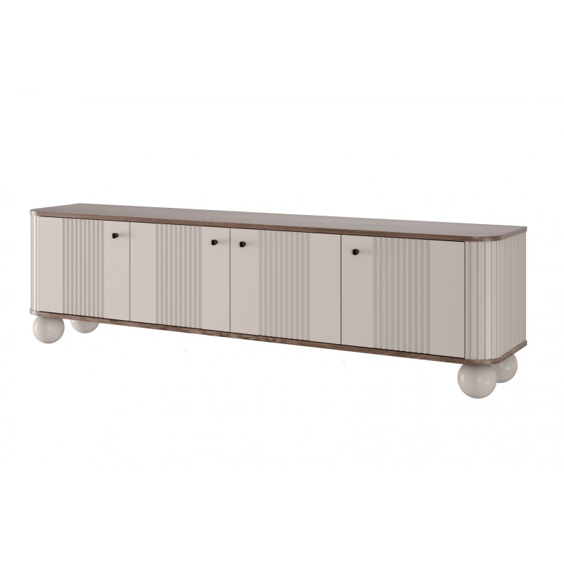 Szafka RTV Vesper 4D - kaszmir / orzech Szafka RTV Vesper 4D - kaszmir / orzech