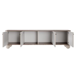 Szafka RTV Vesper 4D - kaszmir / orzech Szafka RTV Vesper 4D - kaszmir / orzech