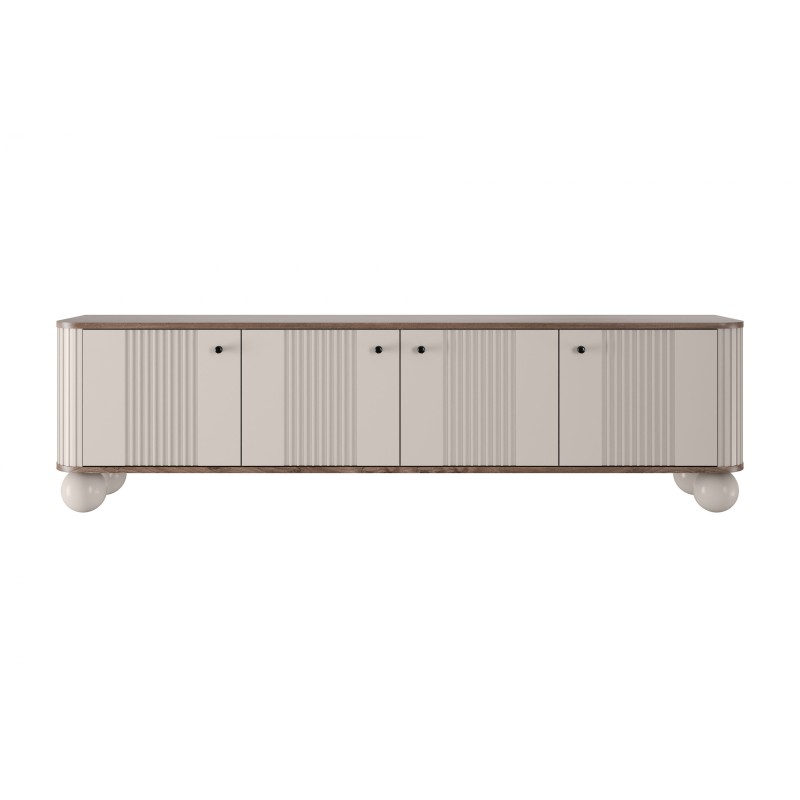 Szafka RTV Vesper 4D - kaszmir / orzech Szafka RTV Vesper 4D - kaszmir / orzech