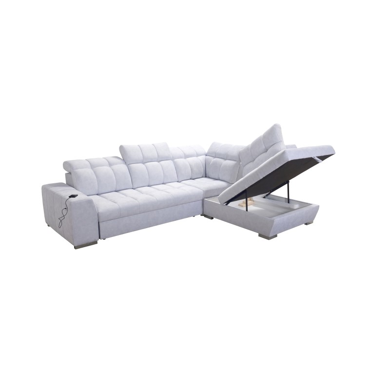 Prisma VII corner sofa with a sleeping function and USB port - designed for your comfort! Prisma VII corner sofa with a sleeping function and USB port - designed for your comfort!