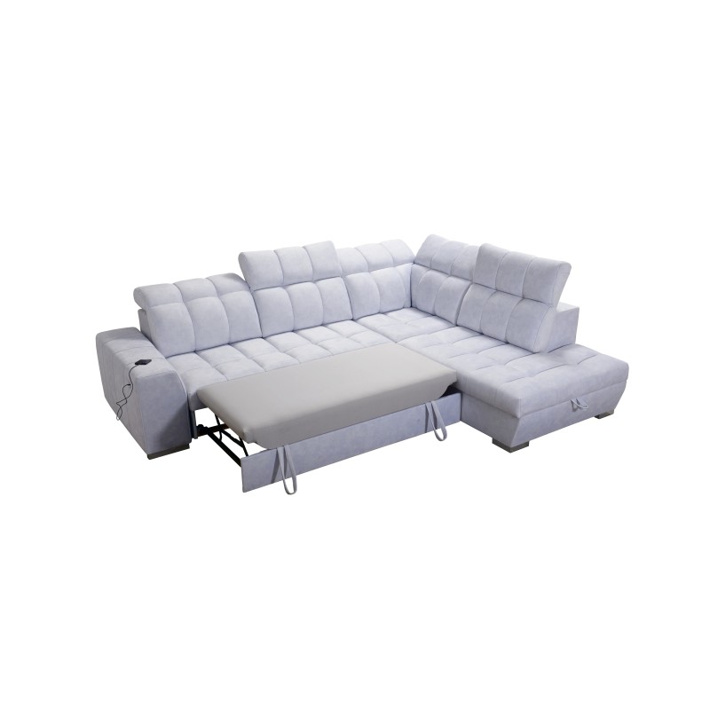 Prisma VII corner sofa with a sleeping function and USB port - designed for your comfort! Prisma VII corner sofa with a sleeping function and USB port - designed for your comfort!