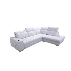 Prisma VII corner sofa with a sleeping function and USB port - designed for your comfort! Prisma VII corner sofa with a sleeping function and USB port - designed for your comfort!