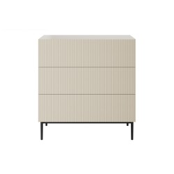 Komoda z szufladami Nicole 100 cm - kaszmir / czarne nóżki Komoda z szufladami Nicole 100 cm - kaszmir / czarne nóżki