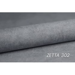 Sofa z funkcją spania Annabelle II z regulowanymi podłokietnikami - szary welwet łatwoczyszczący Zetta 302 / nogi chromowane