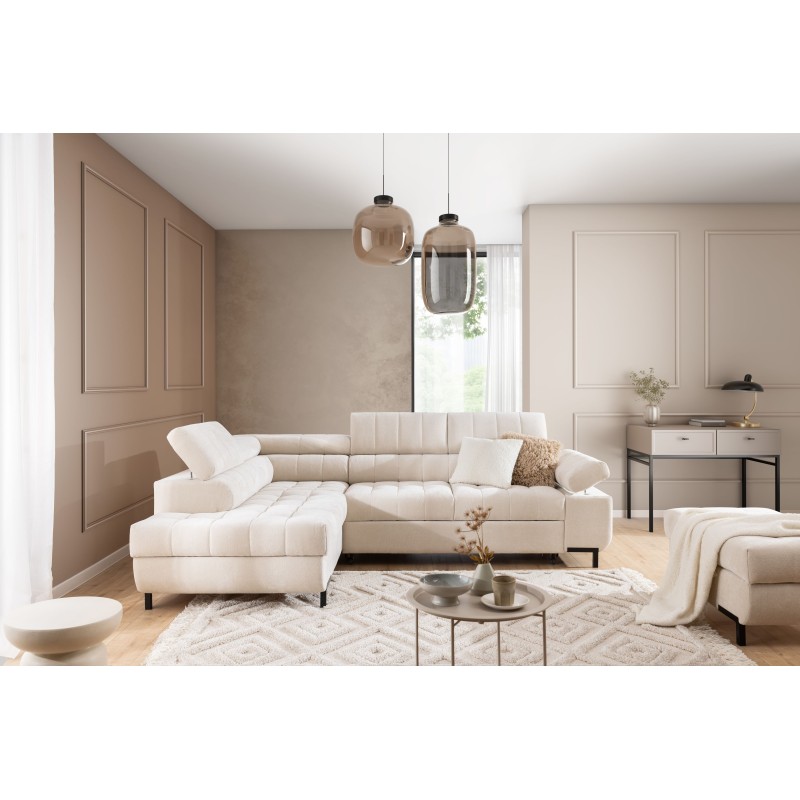 Pufa Tyrion tapicerowana z pojemnikiem - nowoczesny styl