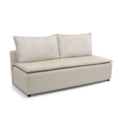 Kanapa rozkładana Firioza z pojemnikiem - beżowy szenil Cremona 02