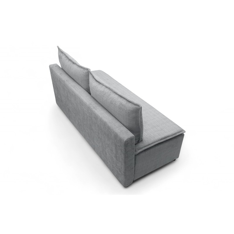 Kanapa rozkładana Firioza z pojemnikiem - jasny szary szenil Cremona 81