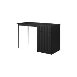 Biurko Nicole 120 cm - czarny mat, nowoczesny design