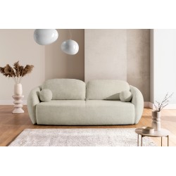 Kanapa Latina z funkcją spania - beżowy szenil Miu 2040 Kanapa Latina z funkcją spania - beżowy szenil Miu 2040